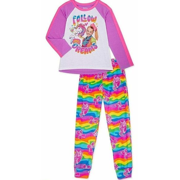 Jojo Siwa Follow Your Dreams Rainbow PJ Large 10-12   -N E W- - Picture 1 of 1